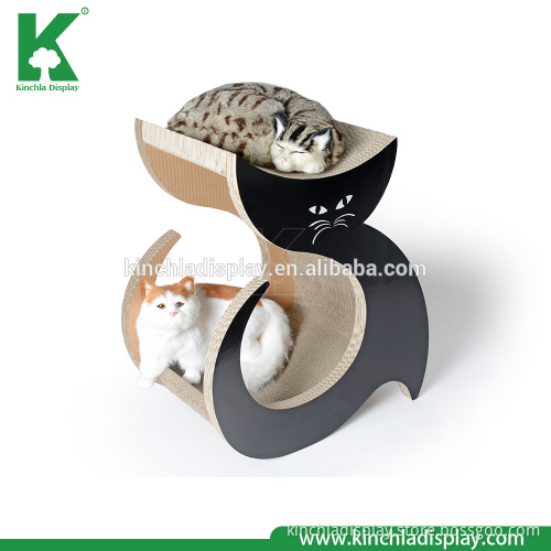 Eye Catching Cat Shaped Cardboard Cat Scratcher / Cat Toys / Cat lounge